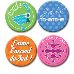 Set de 4 Badges