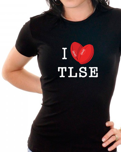 T-shirt F I love TLSE (Box)