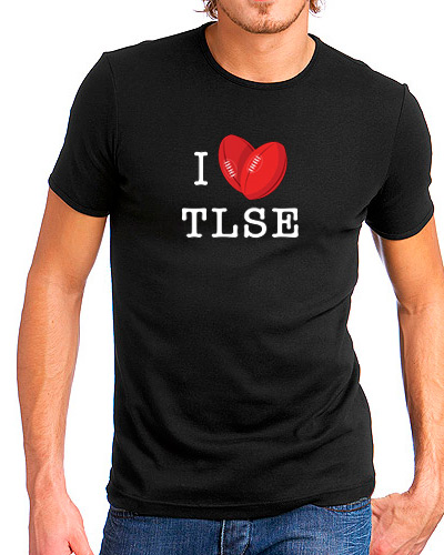 T-shirt H I love TLSE